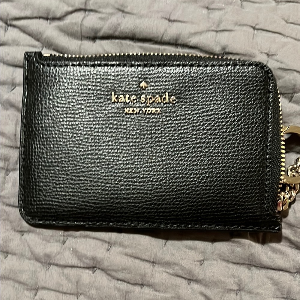 Kate Spade Black Textured Wallet